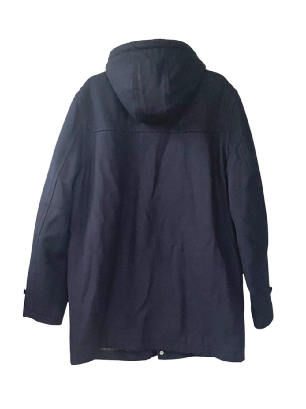 Tommy Hilfiger Men’s Wool Toggle Duffle Coat with Hood Navy Blue L - Picture 6 of 13